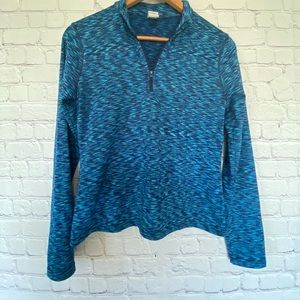 Girls pullover half zip long sleeve shirt 14/16